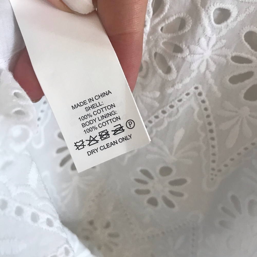 Kate Spade Eyelet Shift Dress White - Picture 8 of 8